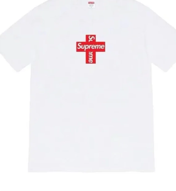 CROSS L White BOX LOGO Short T-shirt S sleeved Black M XL 0617